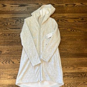 Athleta cozy long sweatshirt jacket